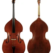 Kontrabass mit Furnier