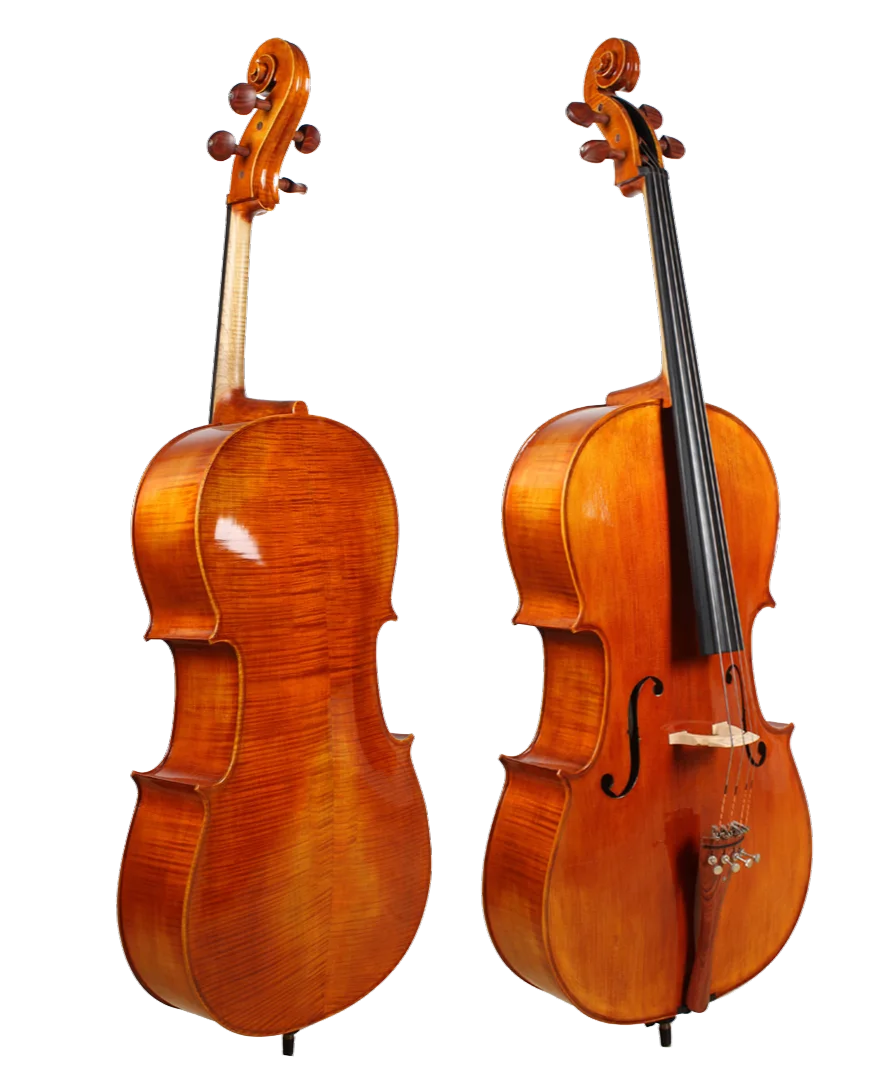 Golden Cello Literally Sets