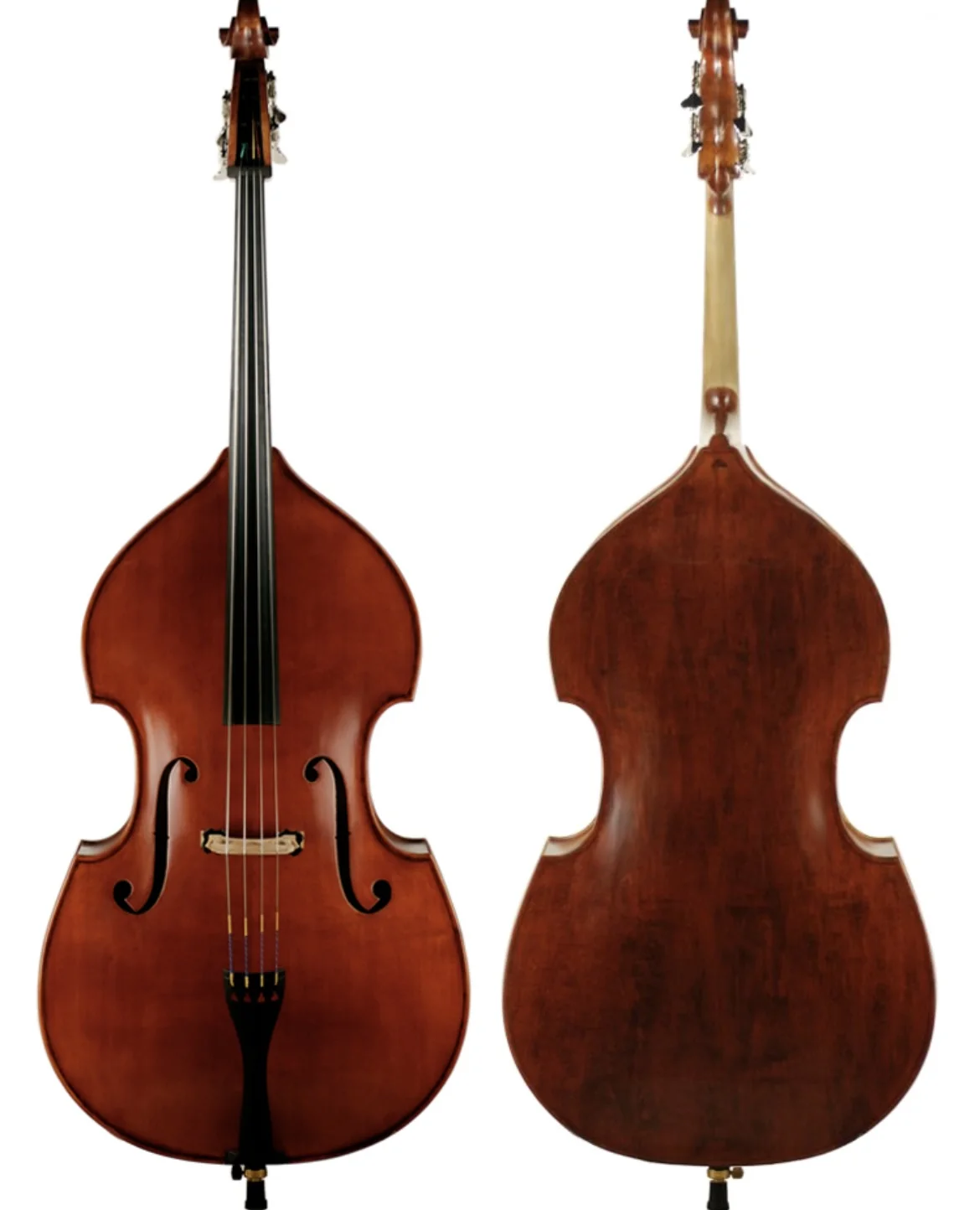 Kontrabass mit Furnier