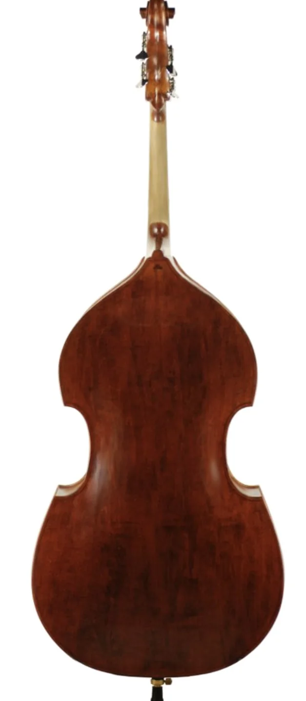 Kontrabass mit Furnier
