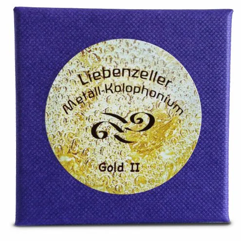 LIEBENLLER Metall-Kolophonium Gold II für Violine